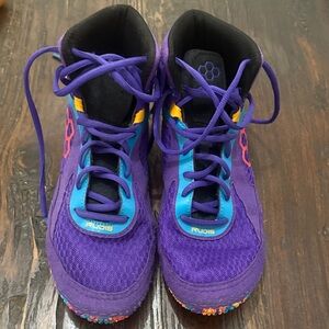 Rudis Purple Wrestling Shoes.